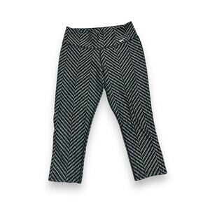 Nike Dri-Fit Zigzag Pattern Cropped Leggings Size Small